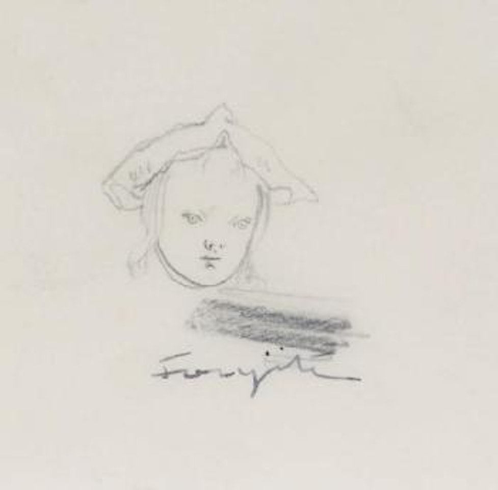 Fillette au fichu by Leonard Tsuguharu Foujita