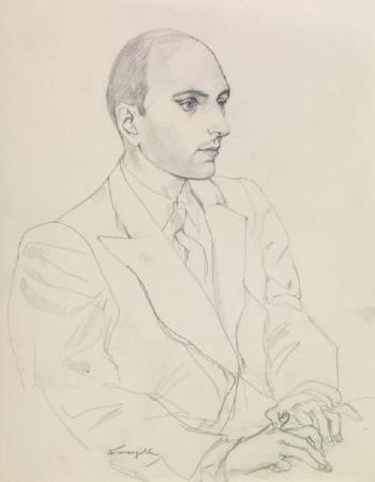Portrait du docteur Blanco Soler, Madrid by Leonard Tsuguharu Foujita