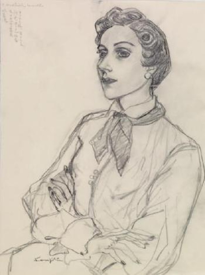 Conchita Montes by Leonard Tsuguharu Foujita
