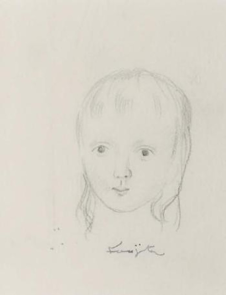 Visage de fillette by Leonard Tsuguharu Foujita