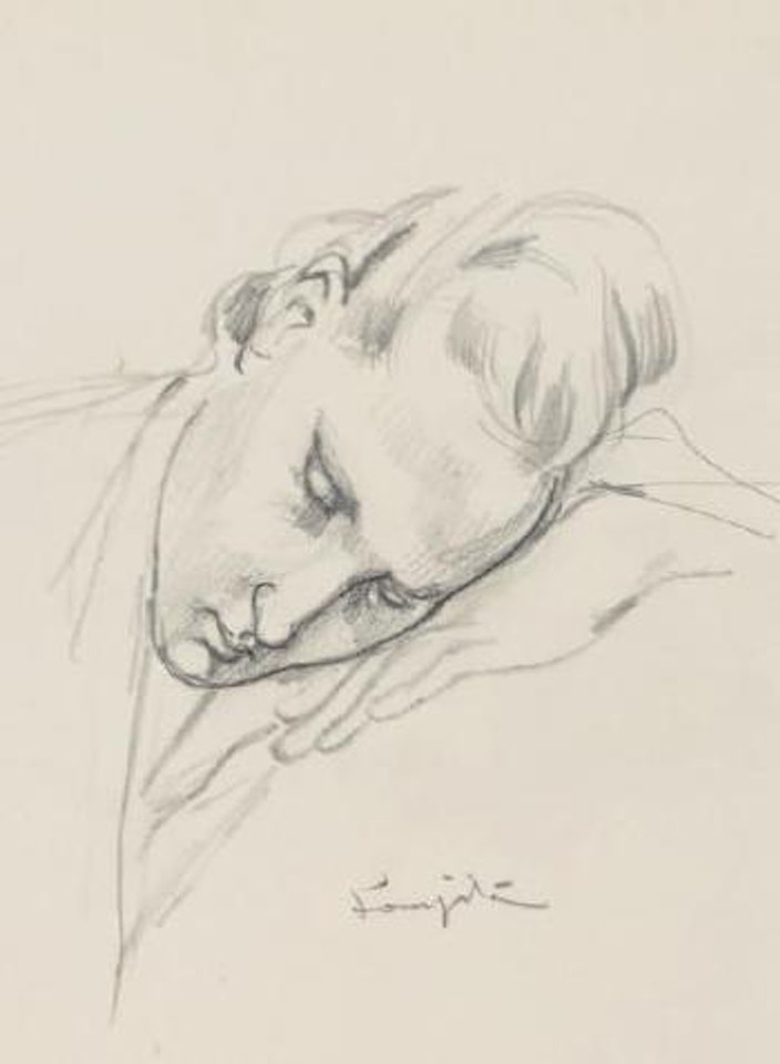 Endormie by Leonard Tsuguharu Foujita