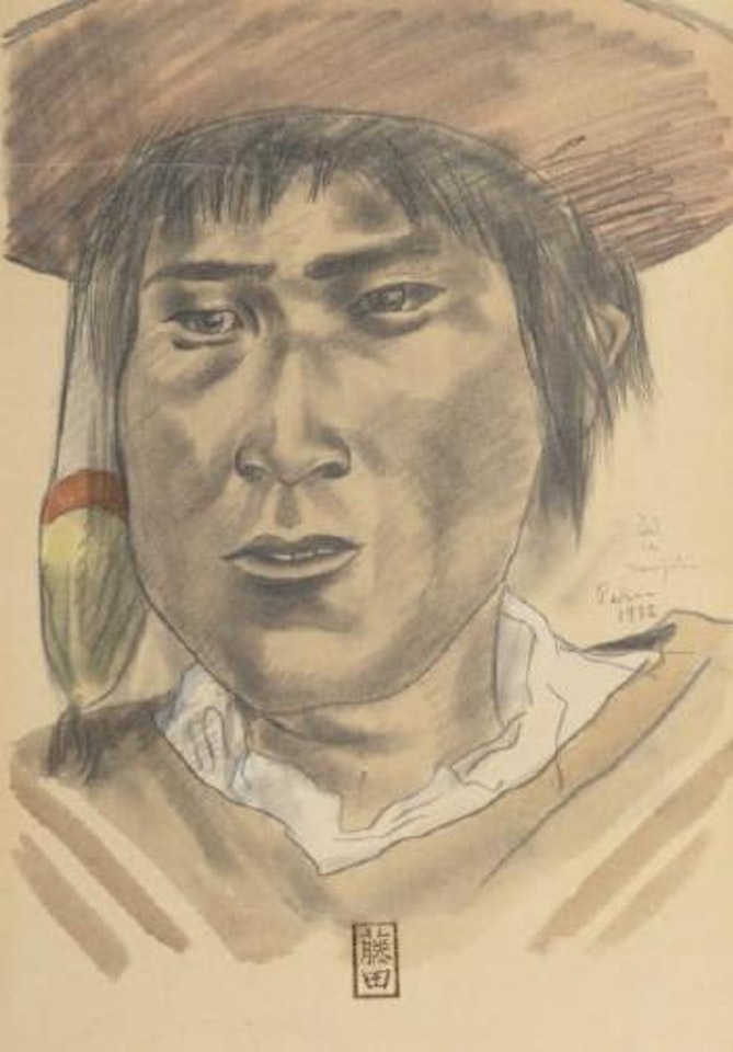 L'homme au chapeau by Leonard Tsuguharu Foujita