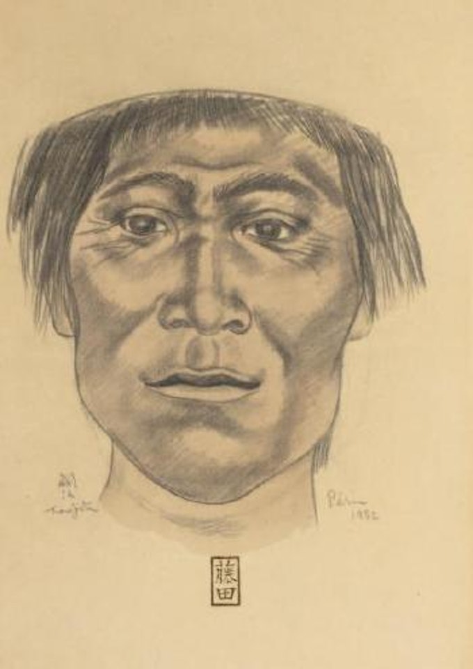 Portrait d'homme by Leonard Tsuguharu Foujita