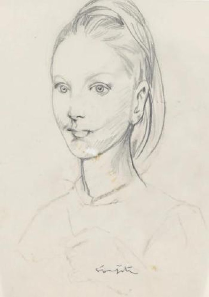 Jeune femme by Leonard Tsuguharu Foujita