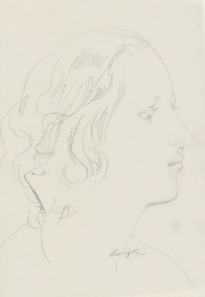 Femme à la gaze by Leonard Tsuguharu Foujita