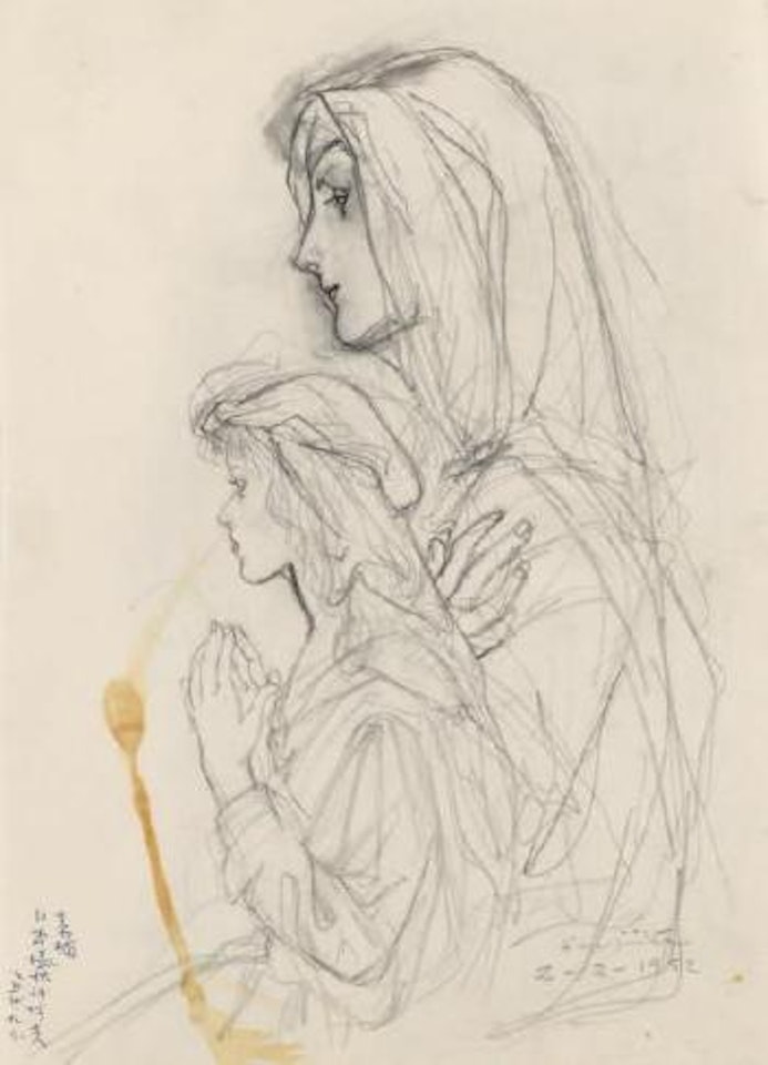 Le récueillement by Leonard Tsuguharu Foujita