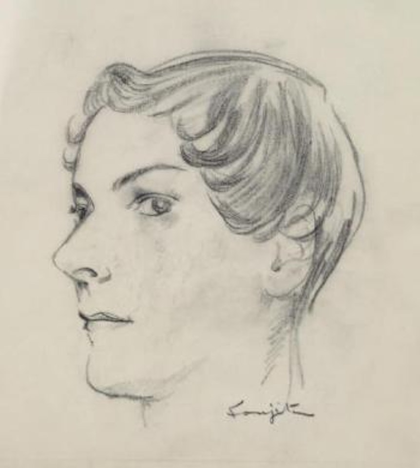 Visage de femme by Leonard Tsuguharu Foujita