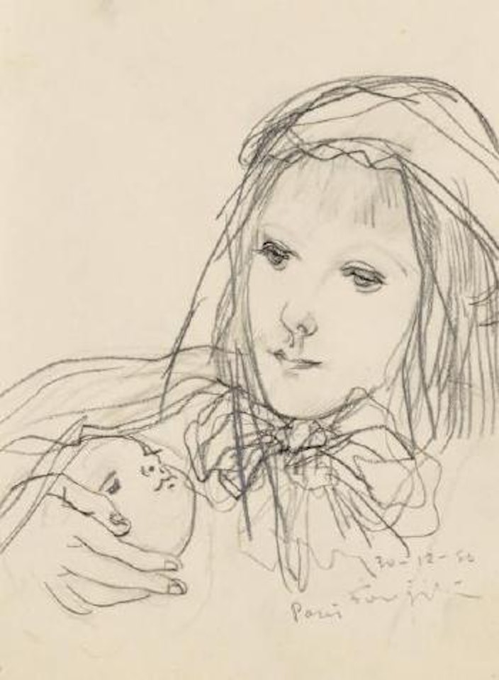 La berceuse by Leonard Tsuguharu Foujita