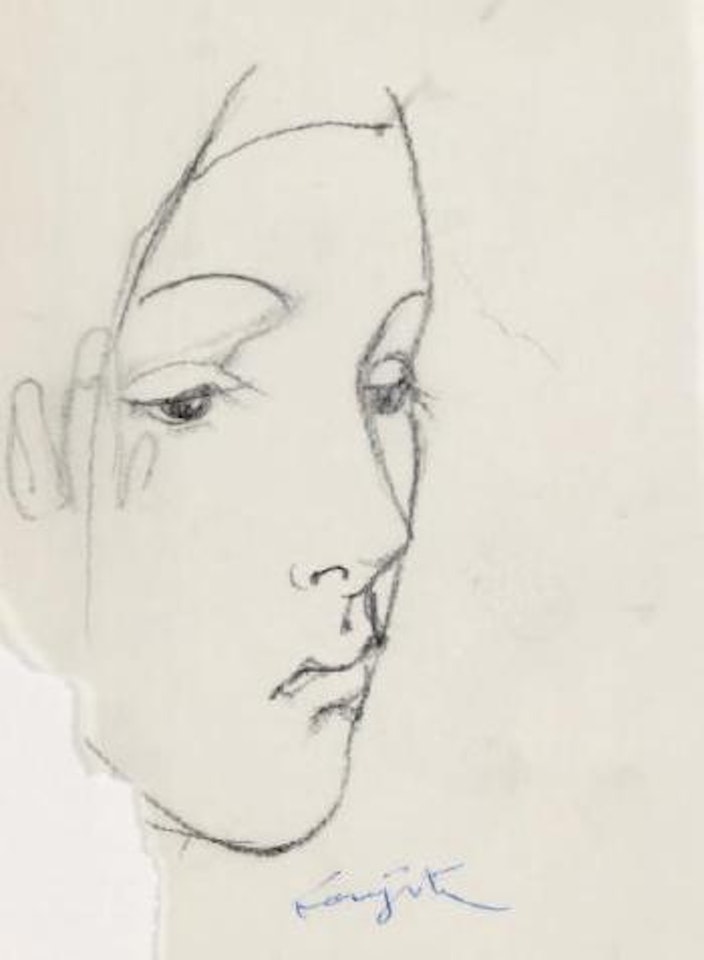 Visage by Leonard Tsuguharu Foujita