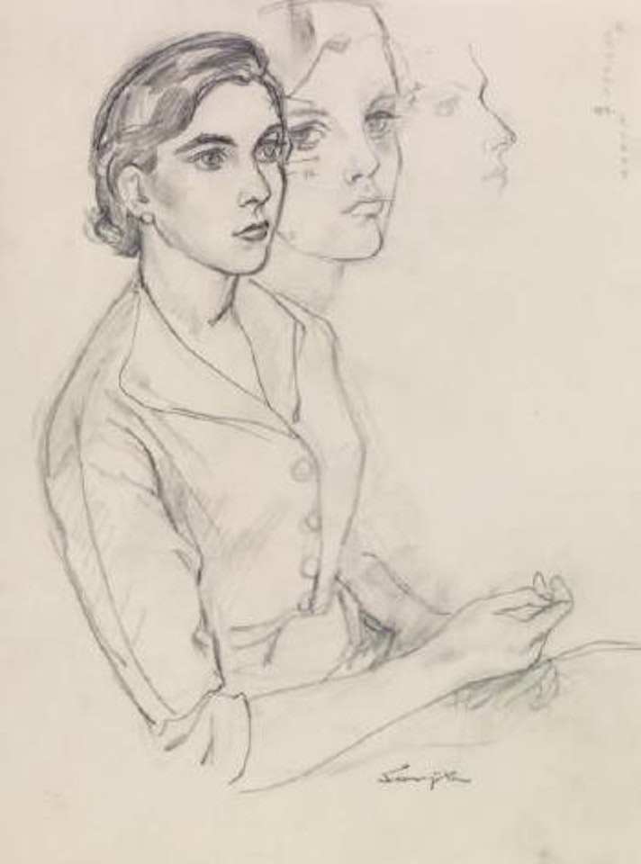 Mademoiselle Abello by Leonard Tsuguharu Foujita