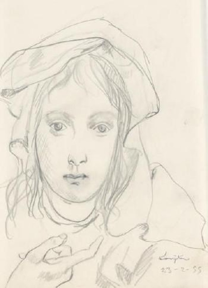 Enfant pauvre by Leonard Tsuguharu Foujita