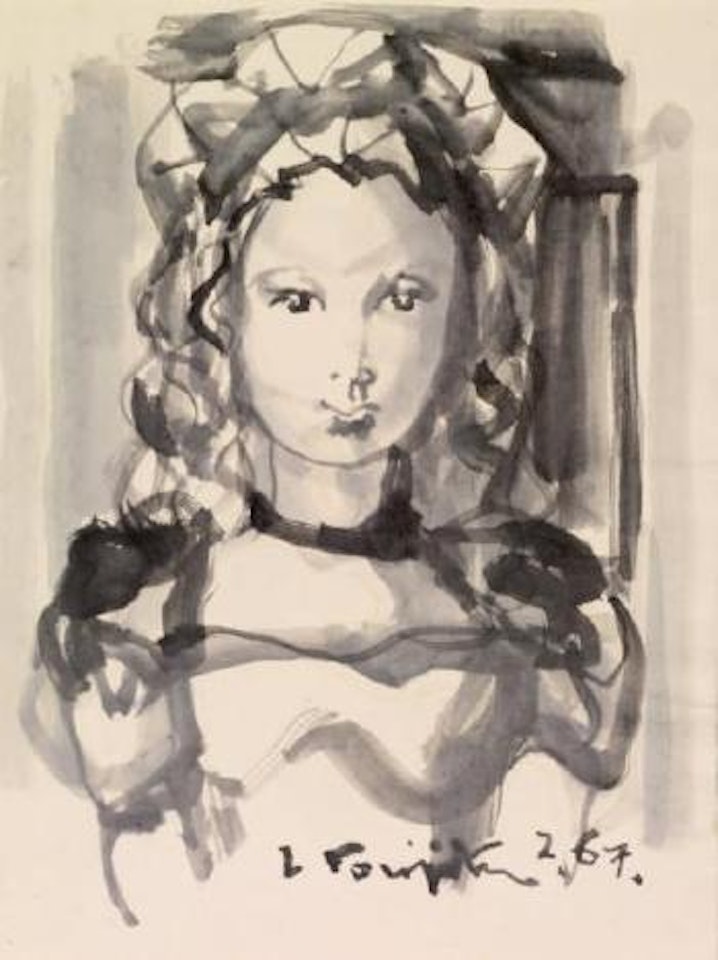 Petite fille by Leonard Tsuguharu Foujita