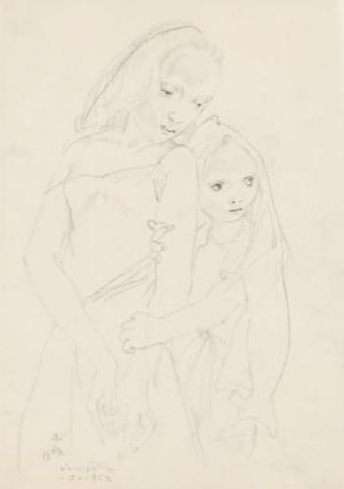 Mère et enfant by Leonard Tsuguharu Foujita