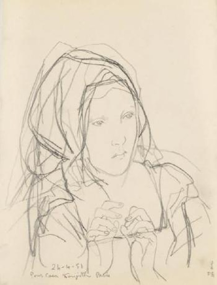Discrète by Leonard Tsuguharu Foujita