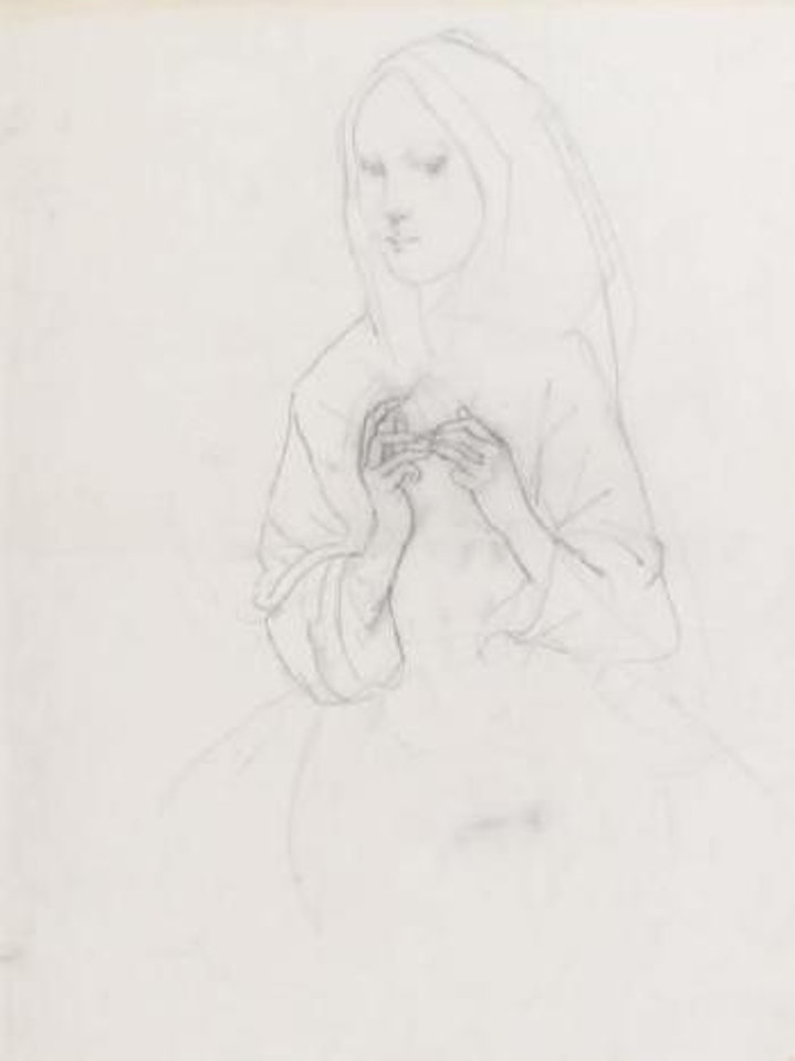 Étude de Vierge by Leonard Tsuguharu Foujita