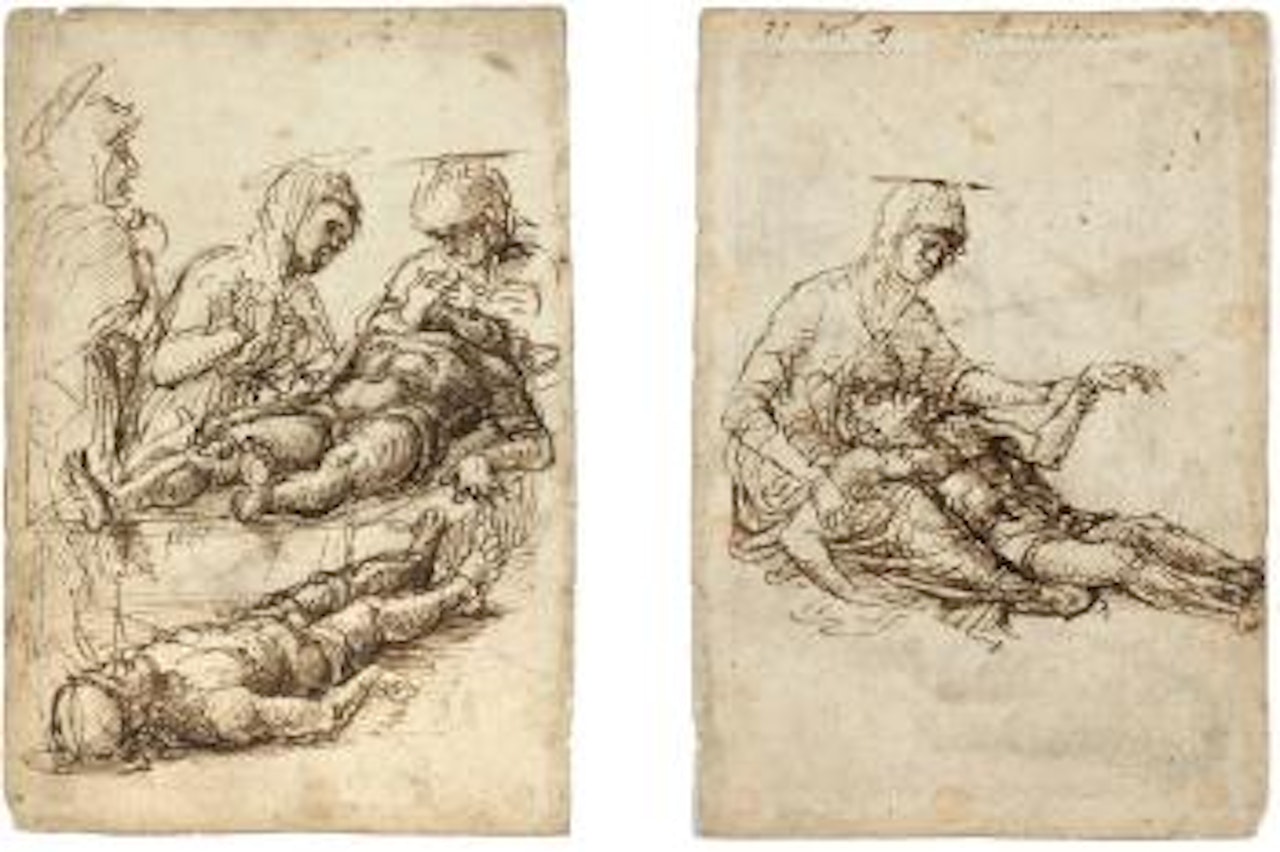 Compianto sul Cristo morto. Pietà by Andrea Mantegna