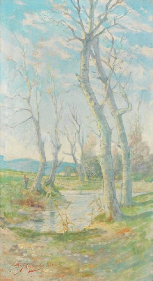 Campagna livornese by Oscar Ghiglia
