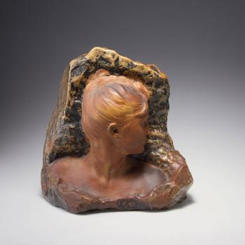 Büste einer jungen Frau by Alfred Boucher