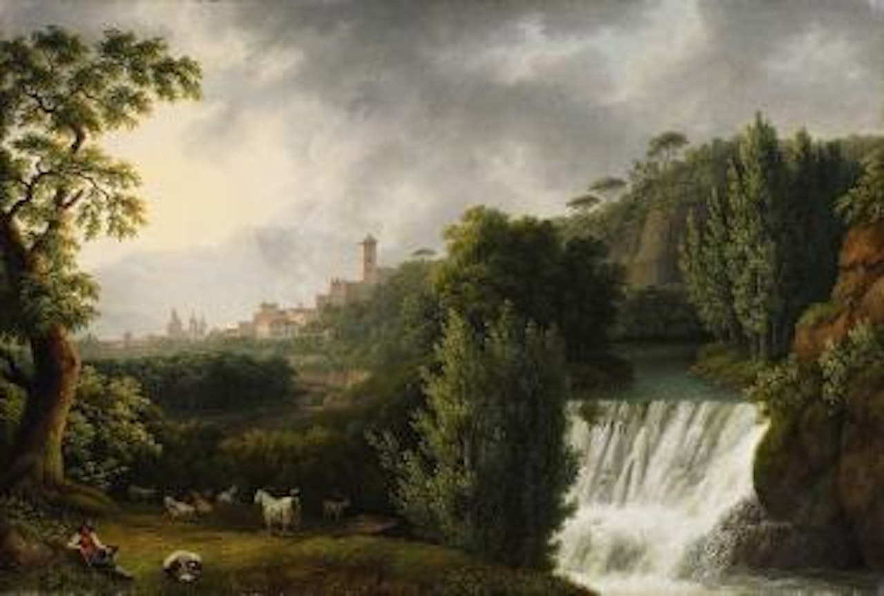 Blick Auf Sessa Aurunca by Jacob Philipp Hackert