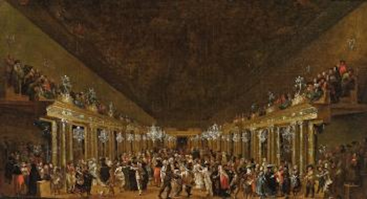 Maskenball by Venetian School