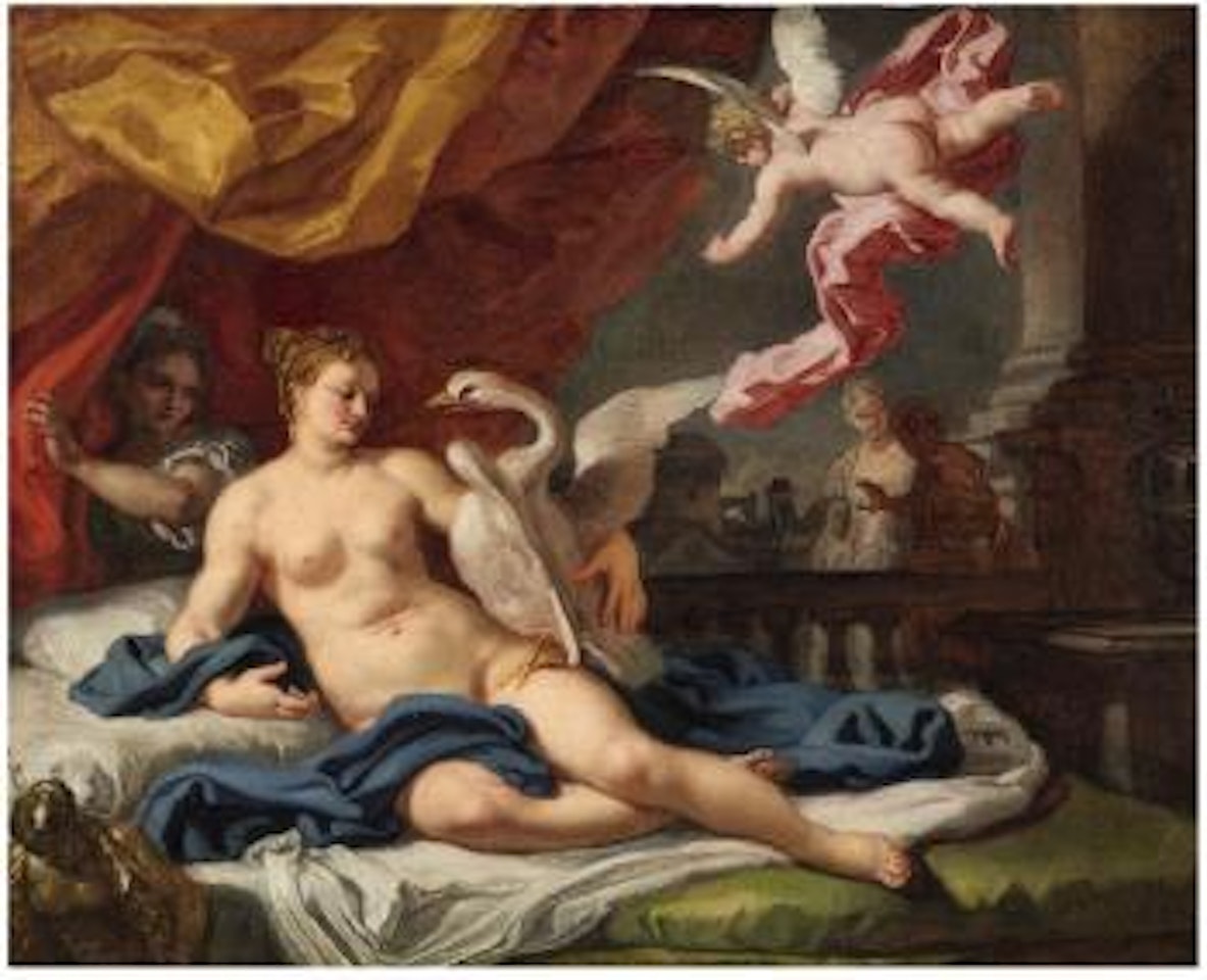 Leda Mit Dem Schwan by Francesco Solimena