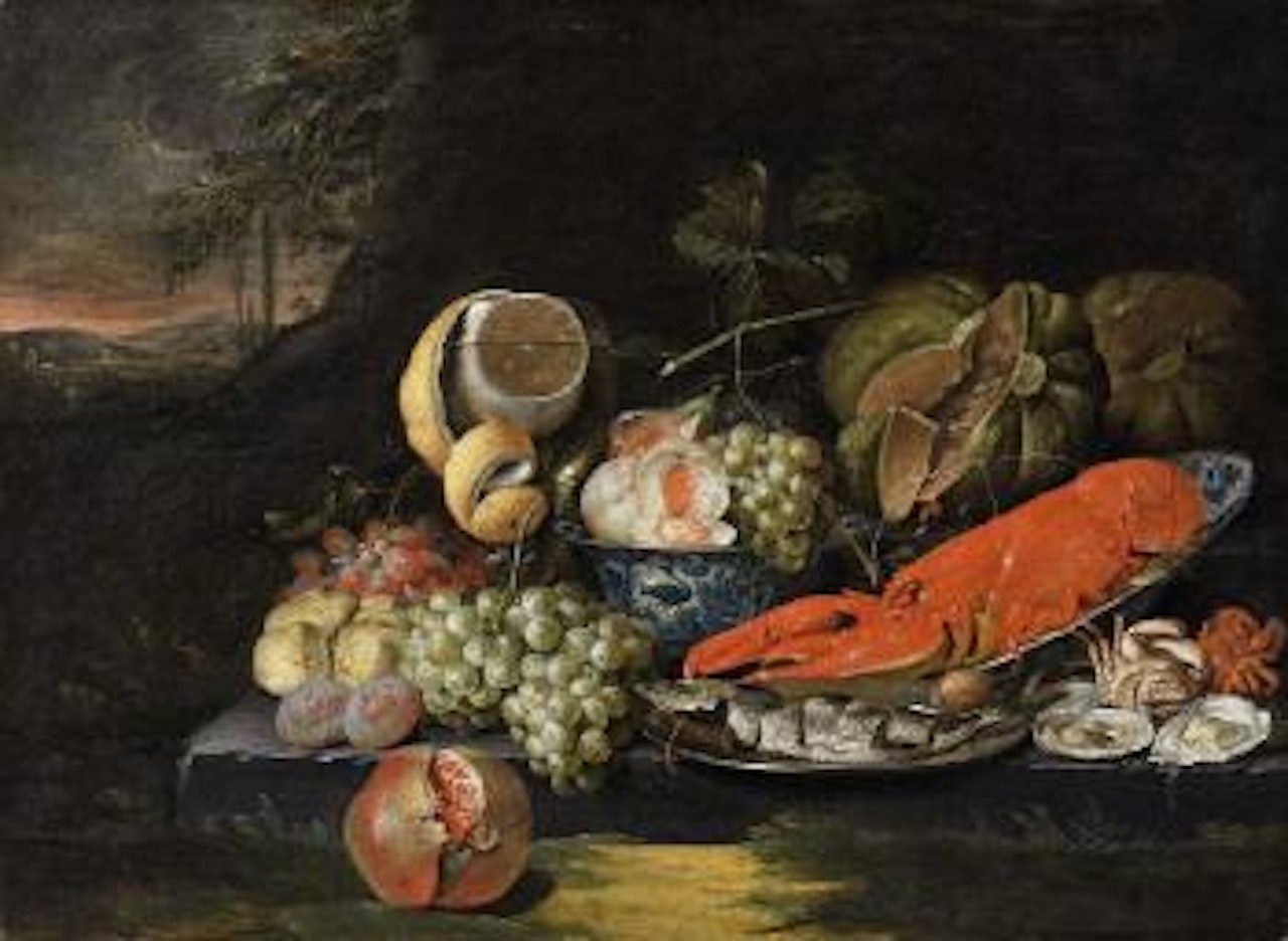 Stillleben Mit Hummer by Jan Pauwel Gillemans