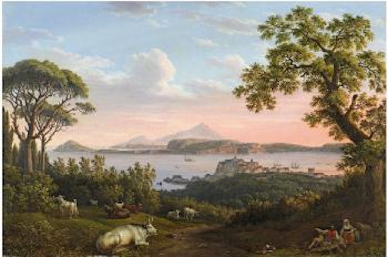Blick Auf Den Golf Von Pozzuoli by Jacob Philipp Hackert
