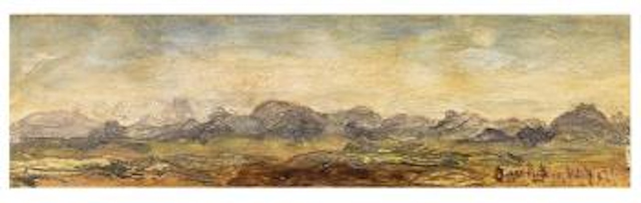 Landschaftsstudie by Oswald Achenbach