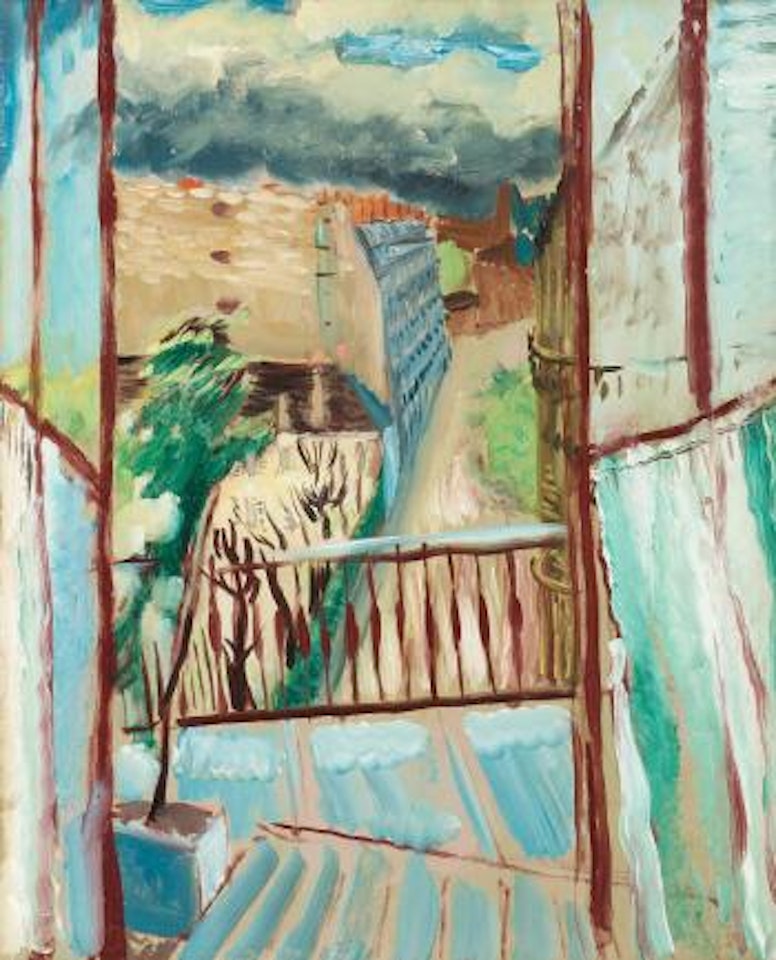 Utsikt Rue Joseph-Bara. by Sigrid Hjertén