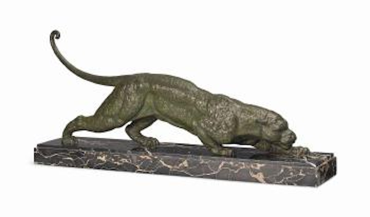 Model Of A Panther by Demetre Chiparus
