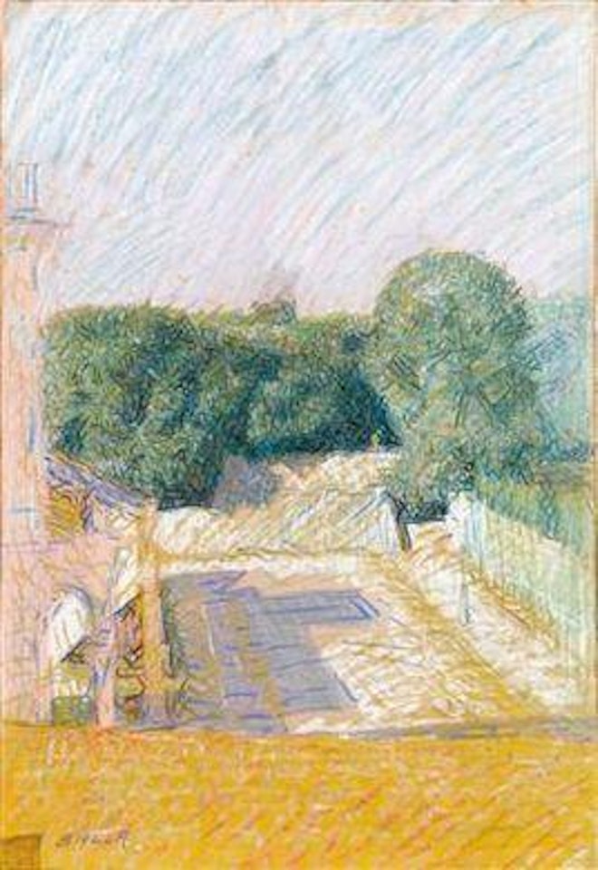 Roma - Villa Borghese, L’ombra delle Torre by Giacomo Balla