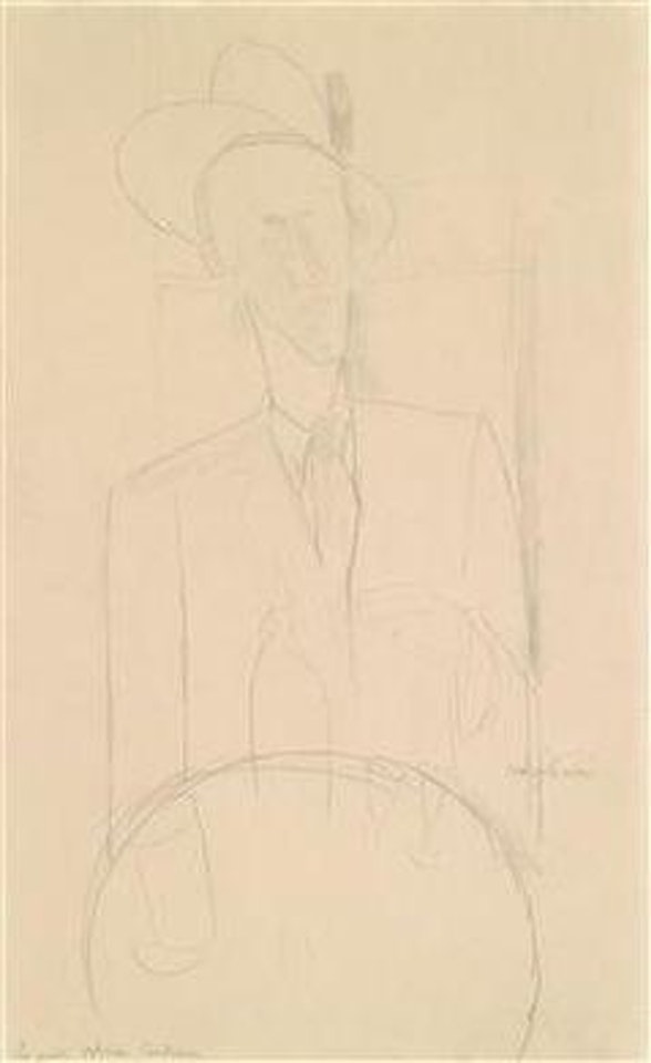 Le poète Blaise Cendrars by Amedeo Modigliani