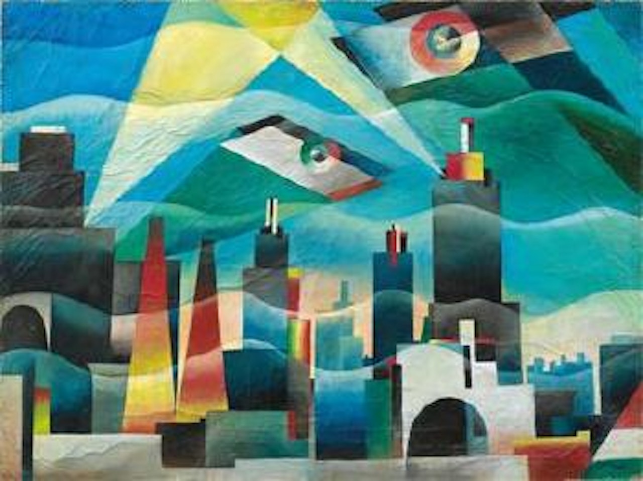 ‘Sorvolando la città’ by Tullio Crali