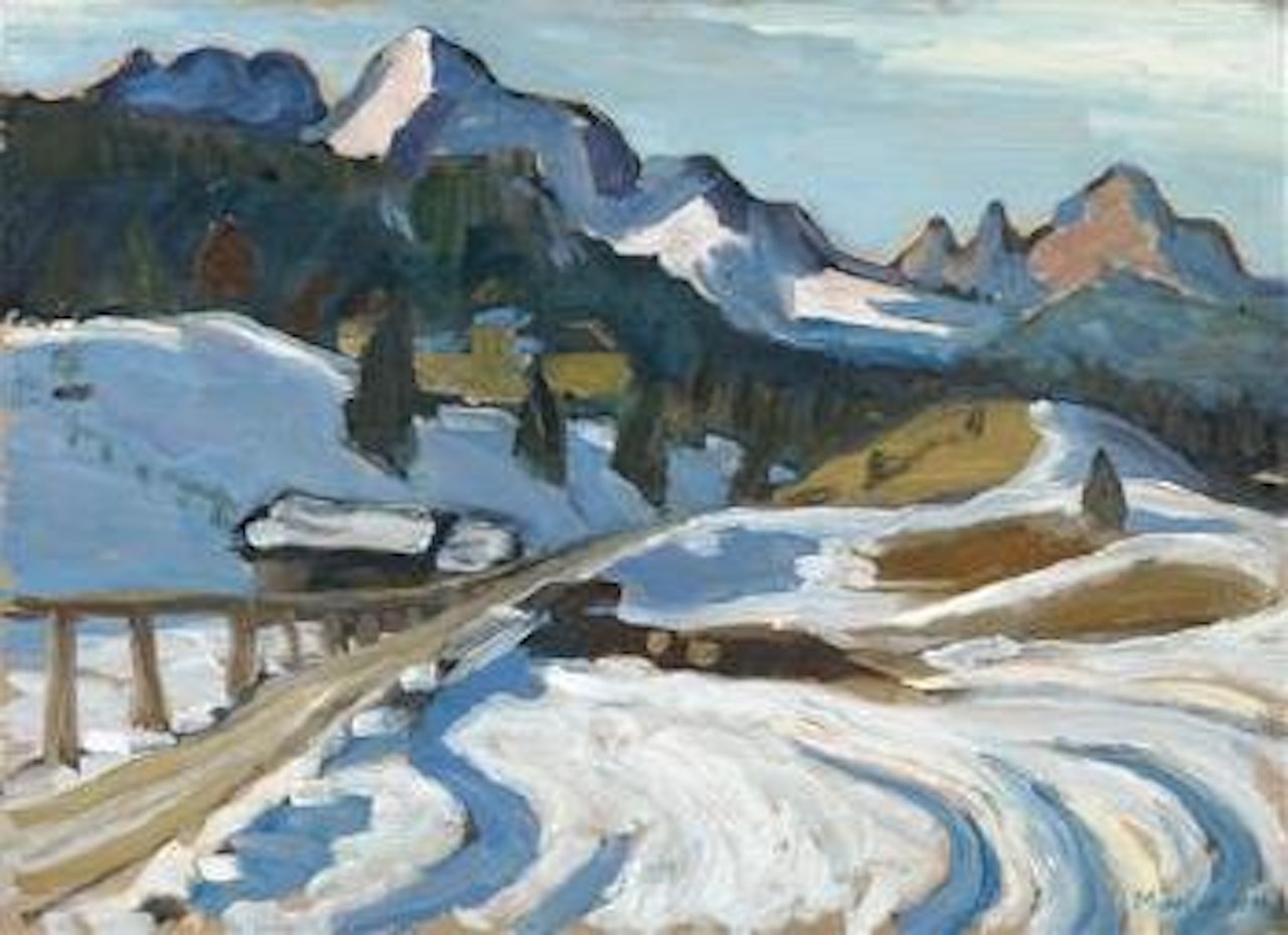 Winter in Elmau by Gabriele Münter