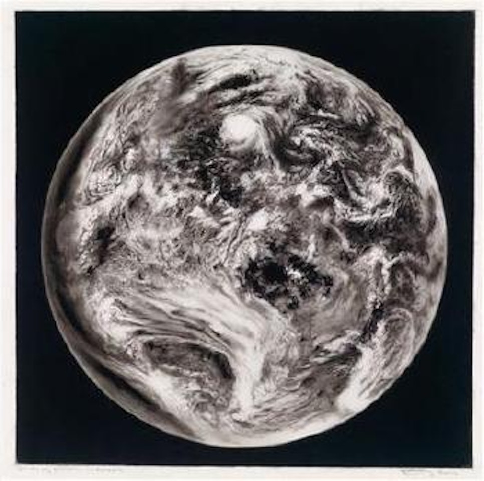 Study for Earth with Hurricane by Robert Longo