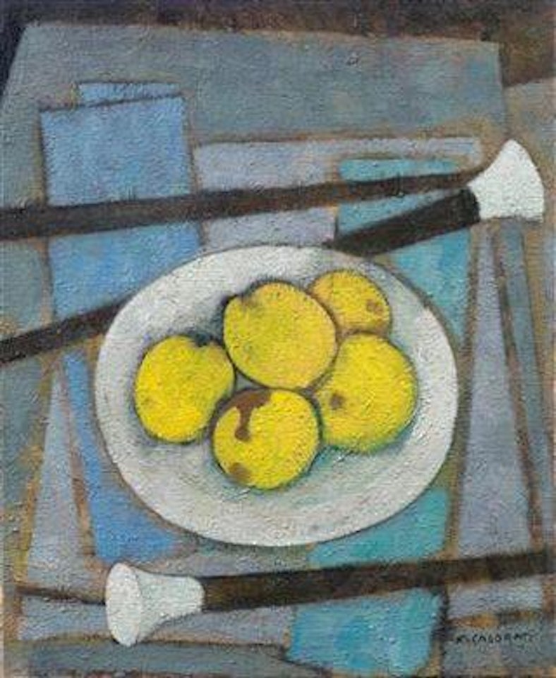 Piatto e Flauti by Felice Casorati