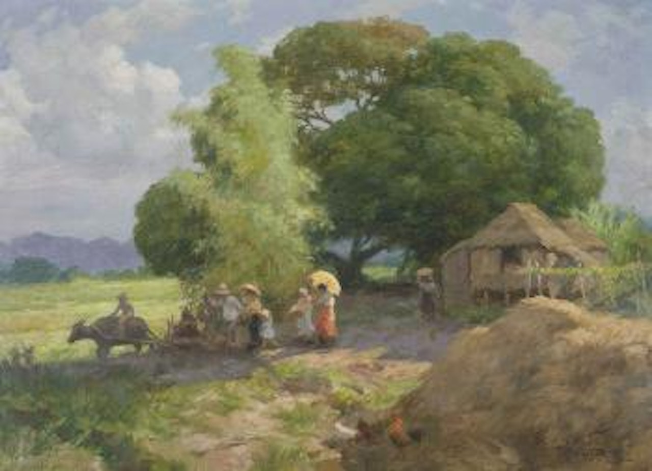 Village Procession by Fernando Amorsolo