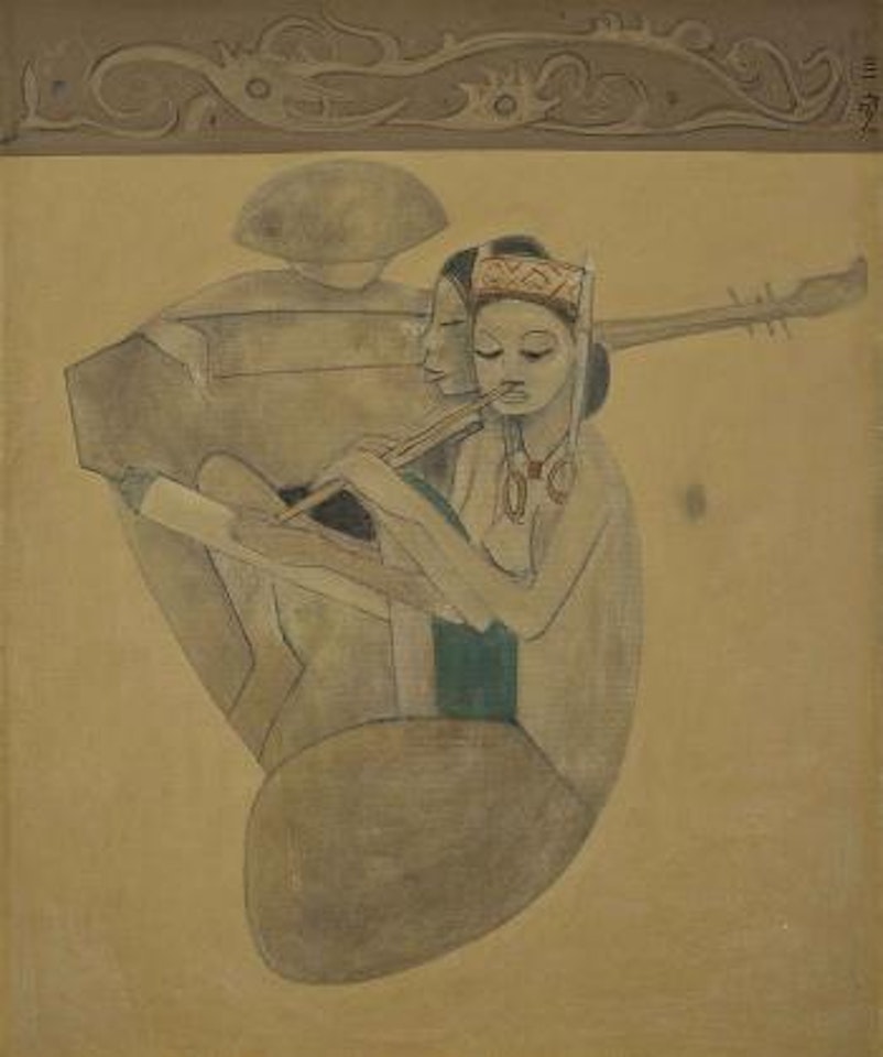 Kenyan Orchestra by Cheong Soo Pieng