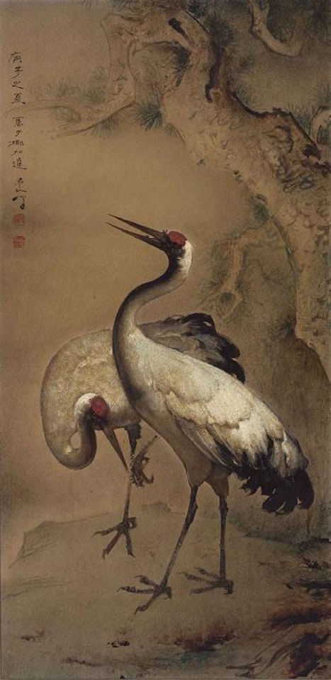 Cranes of Longevity by Lee Man Fong