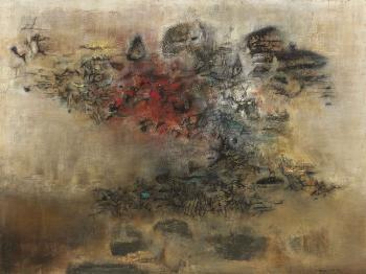 Vent du Nord (North Wind) by Zao Wou-Ki