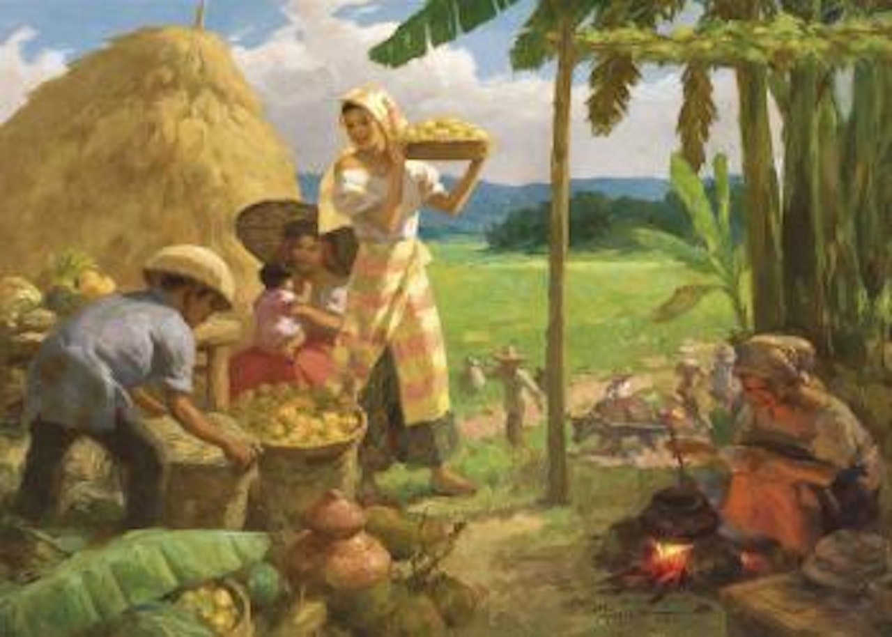 Harvest Time by Fernando Amorsolo