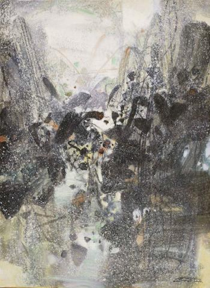 Evocation Hivernale A by Chu Teh-Chun