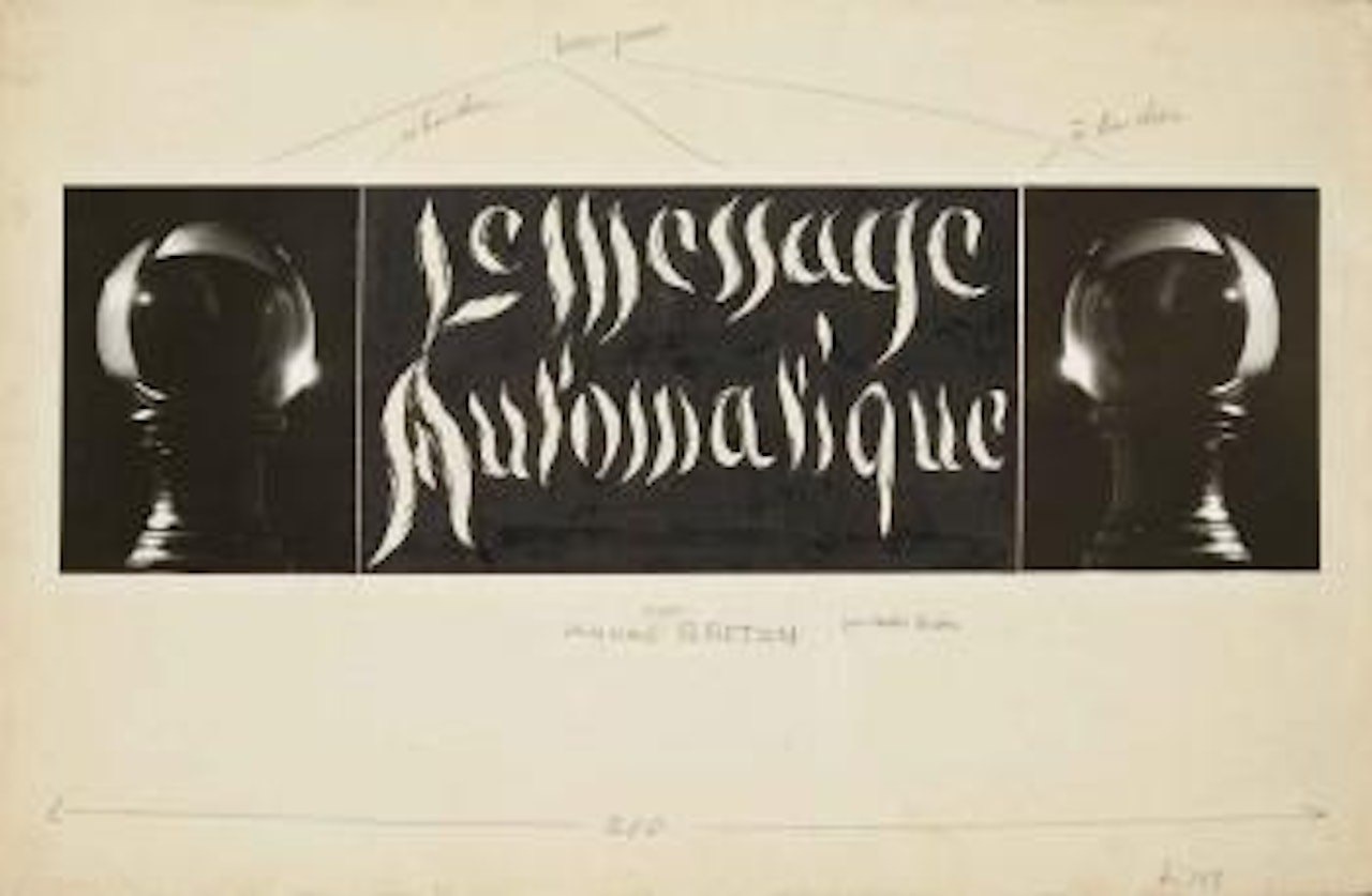 Le Message Automatique by Man Ray