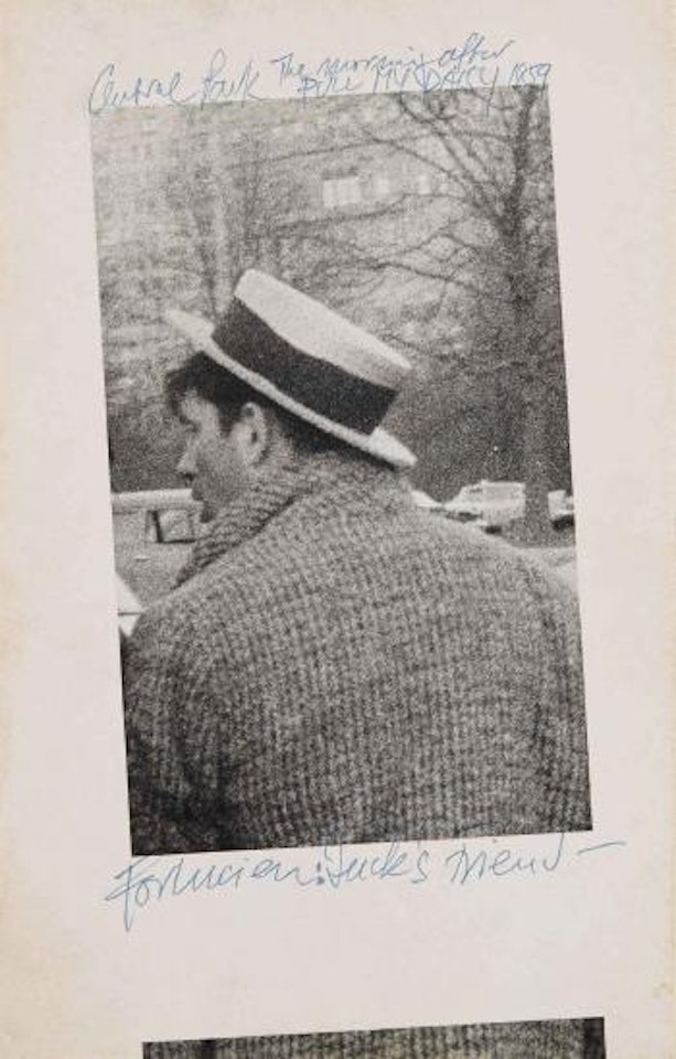 Jack Kerouac dans Central Park by Robert Frank