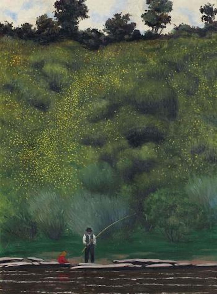 Les genêts en fleurs, Avallon by Félix Vallotton