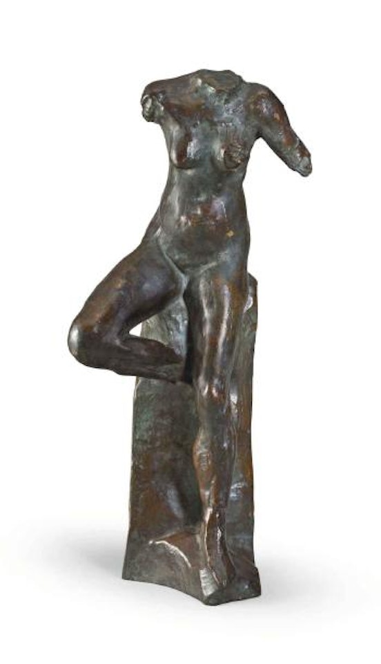 Nu féminin assis, petit modèle by Auguste Rodin