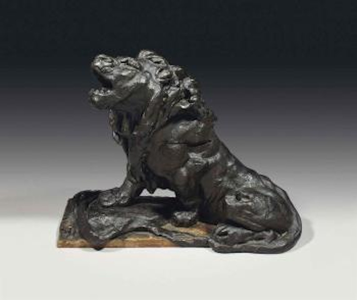 Le lion qui pleure by Auguste Rodin