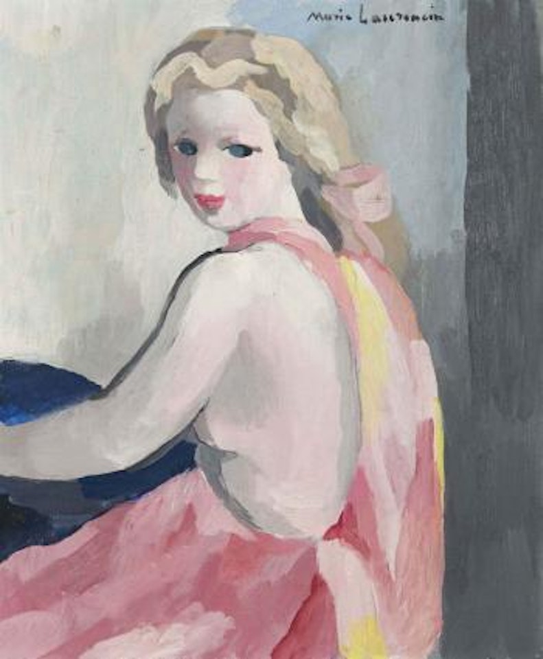 Jeune fille de trois-quart by Marie Laurencin