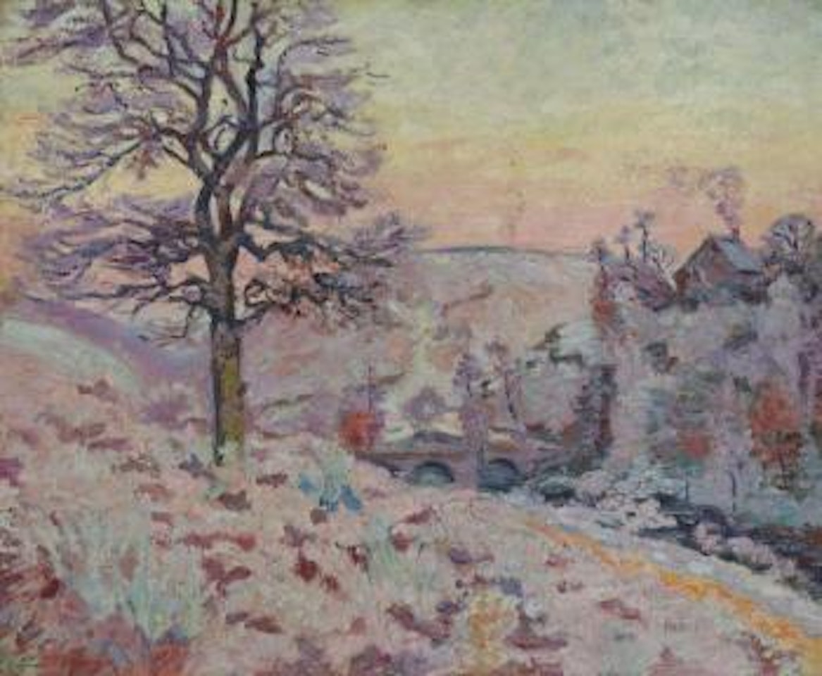 Gelée blanche à Pontcharraud by Armand Guillaumin