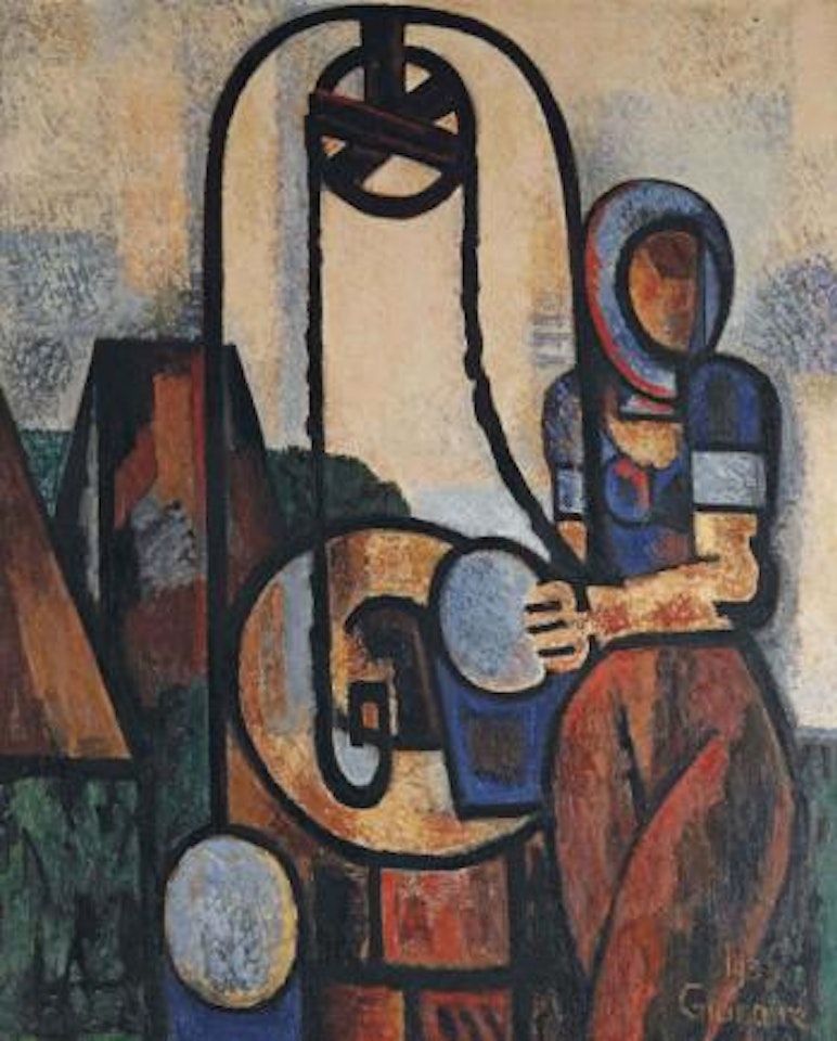 Femme au puits by Marcel Gromaire